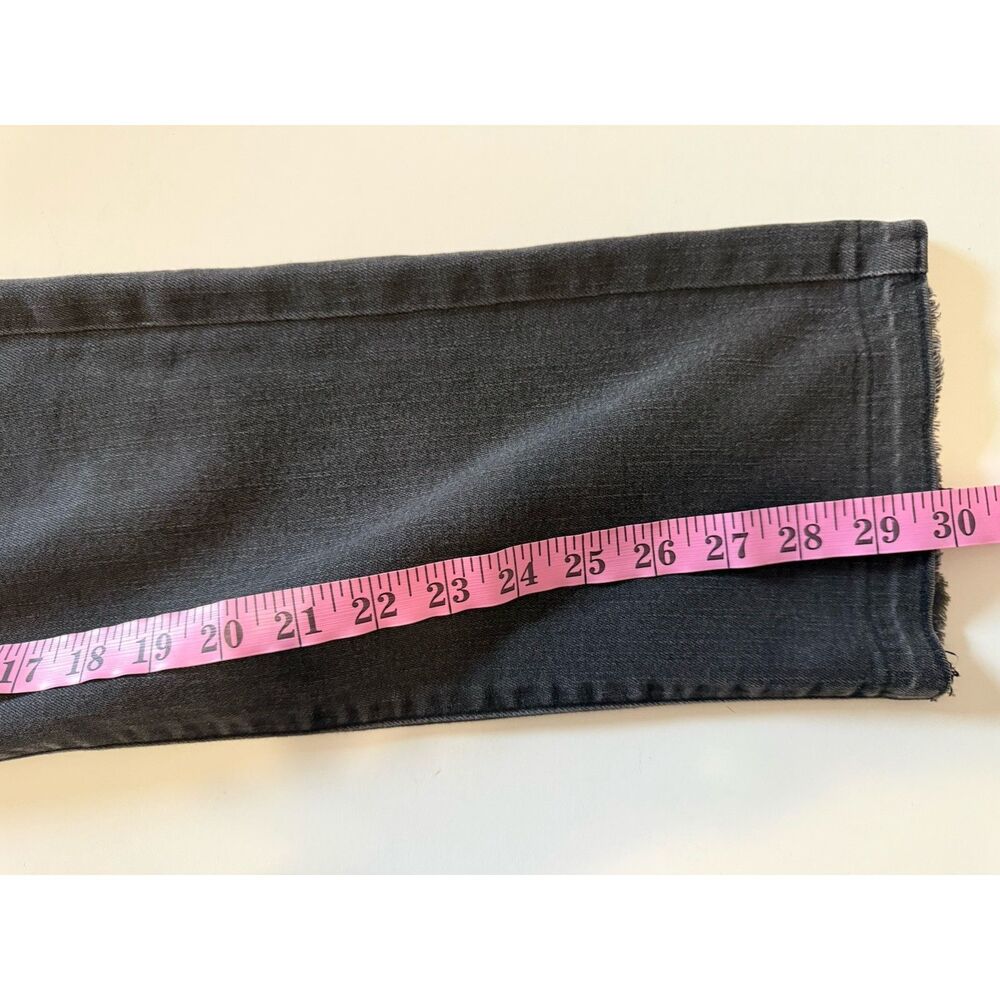 Levi's Classic Straight Jeans Charcoal Black Gray Stretch Denim High Rise 28/6 - Picture 11 of 15
